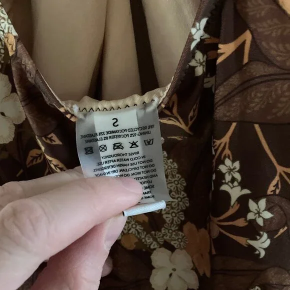 NWOT Spell Bianca Ruched One Piece Swimsuit Size Small - Picture 6 of 8